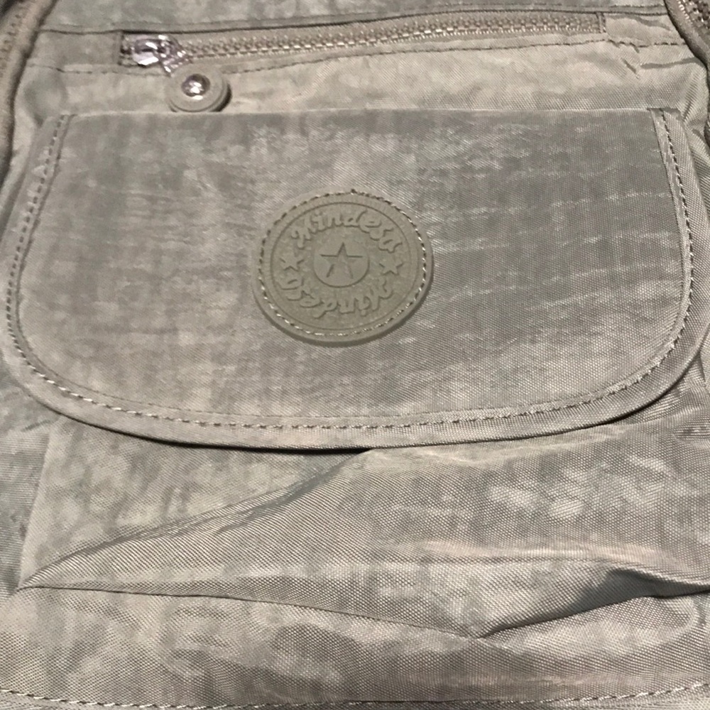 Mindless Nylon Green Multi Pocket Small Backpack - image 2